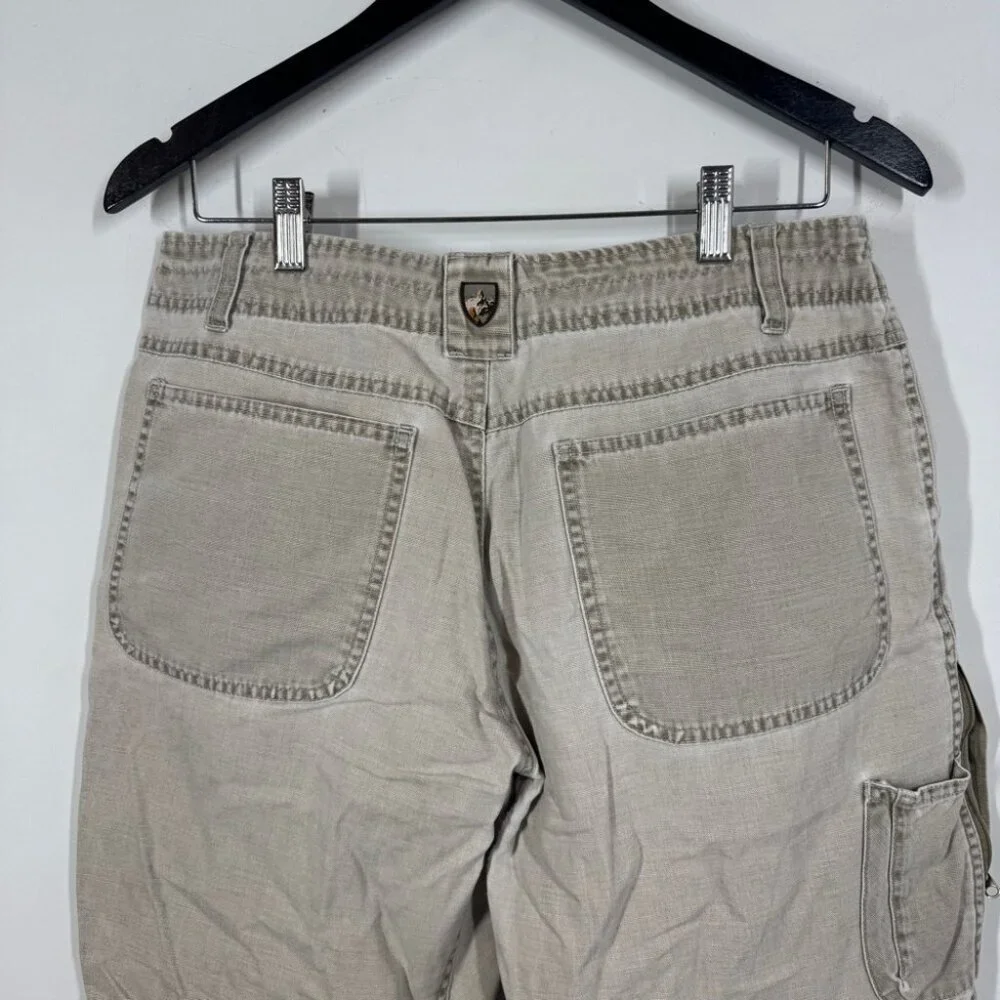 KUHL Khaki Utility Outdoor Pants Size 32x32 Hiking Travel Workwear